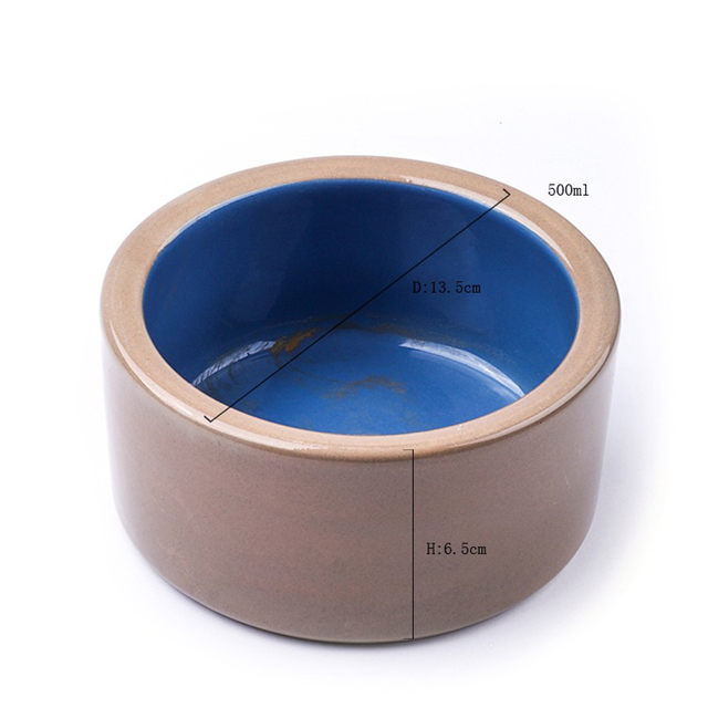 Tigela de cerâmica de alta qualidade para animais de estimação Gato Cão Cão de dupla finalidade Tigela de gato