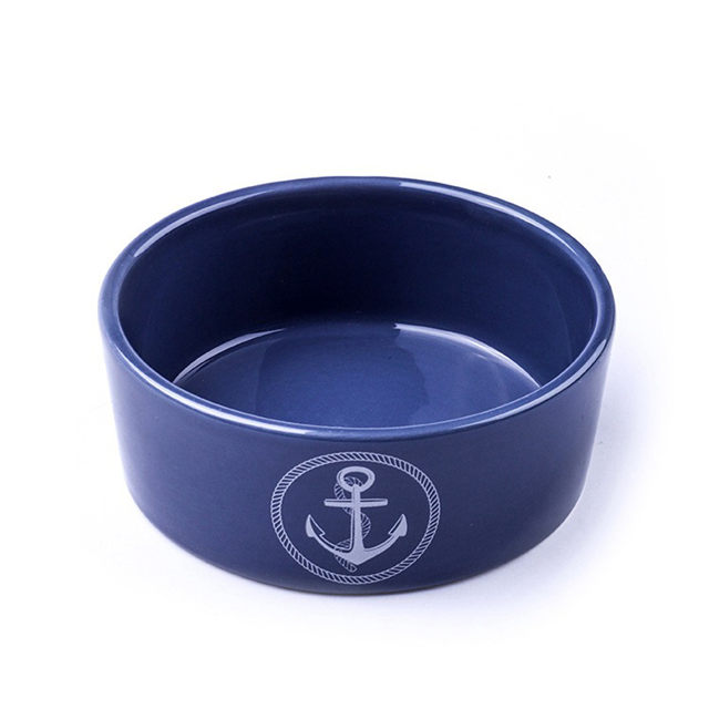 Tigela azul para cães Tigela grande para cães Tigela para cães em porcelana Tigela para cães Tigela para cães Pet Bowl para cães Tigela para cães Tigela para cães