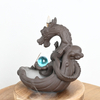 Dragão de cerâmica Incenso do queimador de dragão cerâmico Dragão Cachoeira Rodoflow Incense queimador de queimador de queimador de queimador