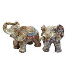 Ornamento de Cerâmica de Cerâmica de Estátua de Elefante