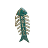 Decoração de peixe pendente de pendente decorativo com palavras penduradas de porcelana penduradas de porcelana pendente de cerâmica 