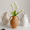 Recipiente de vaso de porcelana de decoração para desktop para arranjo de flores vaso de cerâmica