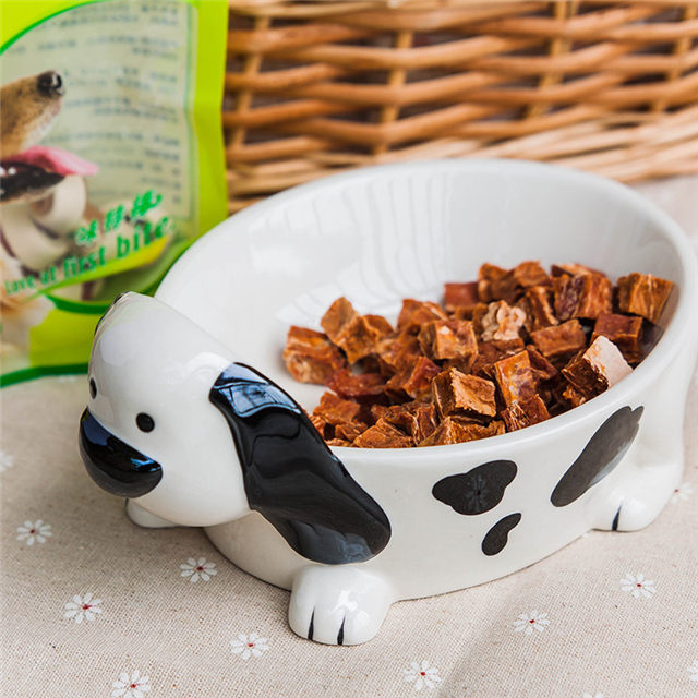 Estilo do cão Estilo Cerâmica Tigela para cães Alimentador de cerâmica para animais