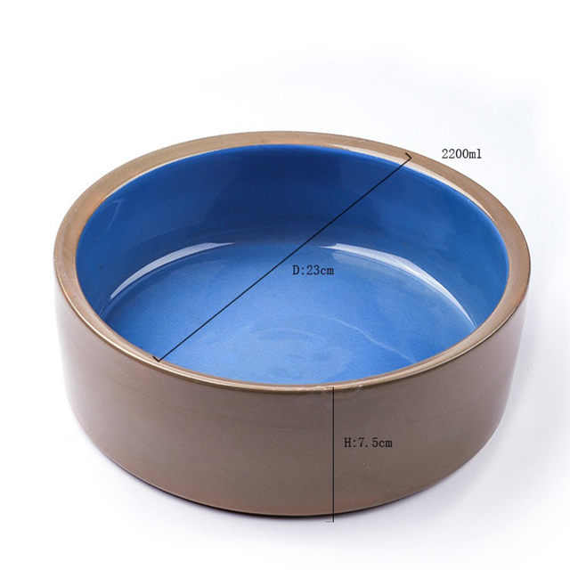 Tigela de cerâmica de alta qualidade para animais de estimação Gato Cão Cão de dupla finalidade Tigela de gato