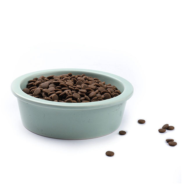 Bacia do alimento de cão Bacia e comida para cães de cerâmica de dupla finalidade Bacia de alimentos para cães Bacia de arroz para cães Bacia de arroz para animais de estimação