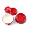 Oscar Buddy Max Charlie Bella Uso Exclusivo Alimentador de Cerâmica Vermelho Pet Bowl de Cerâmica
