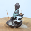 Estátua Verde Cerâmica Ganesha Cachoeira Backflow Incenso Incenso Porta Incenso
