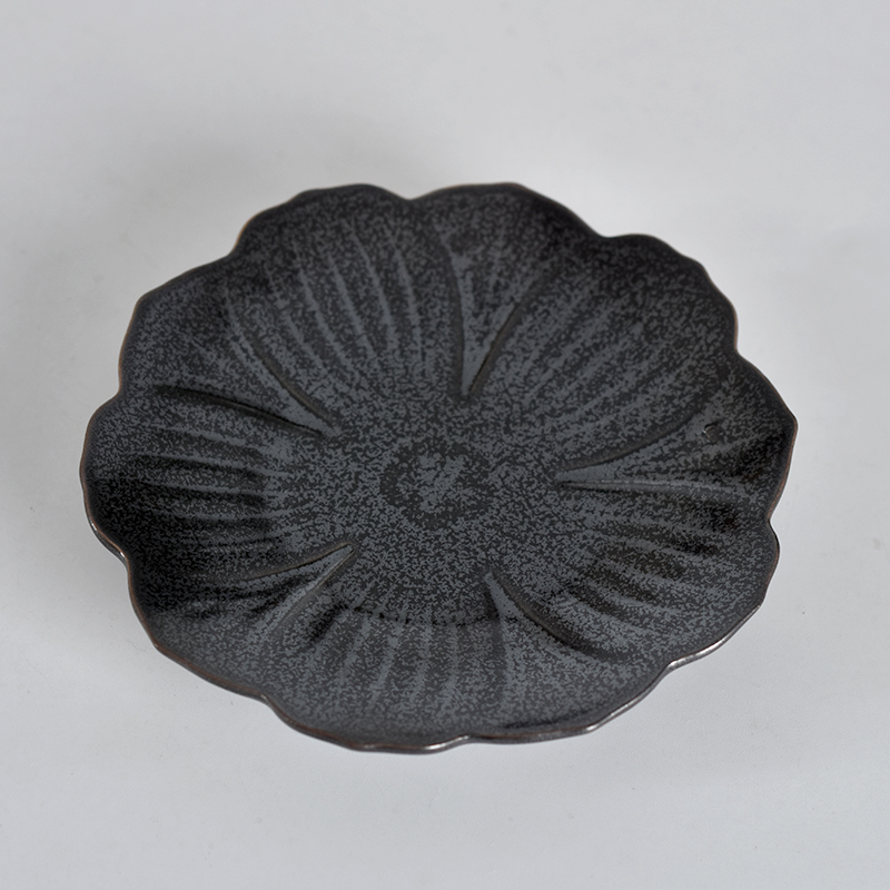 Cerâmica Bandeja de Incenso Raiz Stick Black Ceramic Solder