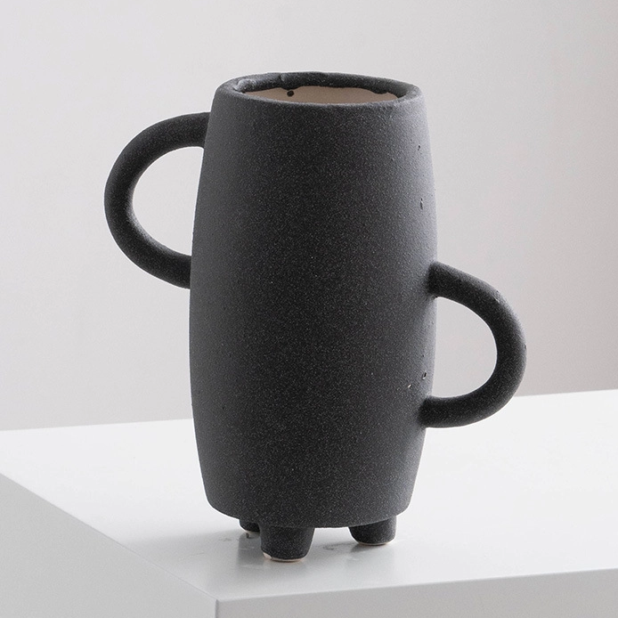 Ornamentos de decoração de desktop criativos de design vasos de cerâmica