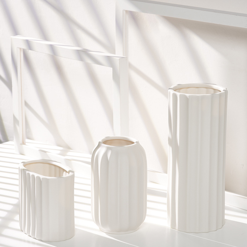 Vaso de cerâmica de decoração do quarto