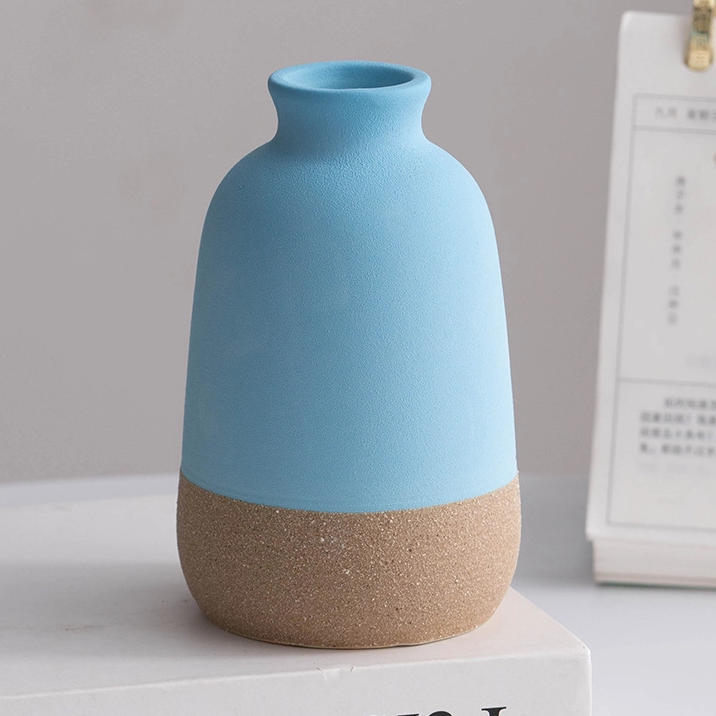 Vasos centrais de peça de casamento vaso de cerâmica minimalista moderna - vaso de flor de estilo escandinavo para sala de estar