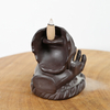 Cerâmica Handhold Crânio Design Cachoeira Cone Incenso Backflow Incense Burner