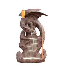 2020 anos NO 2 estilo novo produto estátua dragão cachoeira cerâmica dragão queimador de incenso