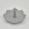 Suporte de anel de bandeja de joias de cerâmica com design estilo guarda-chuva