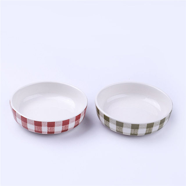 Tigela de cerâmica para animais de estimação Tigela de cerâmica para cães Tigela para gatos