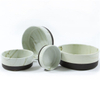 Mármore Textura Natural Cerâmica Pet Dog Food Bowl Tigela Água Tigela Cerâmica Tigela Tigela Única