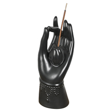 Cerâmica Black Incense Stick Sticker Buda's Hand Style Design