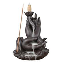 Cerâmica Buda Design Hand Design de refluxo de incenso queimador