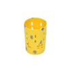 Lanternas de velas de cerâmica esmaltadas com sapatos de veado com esmalte amarelo neve