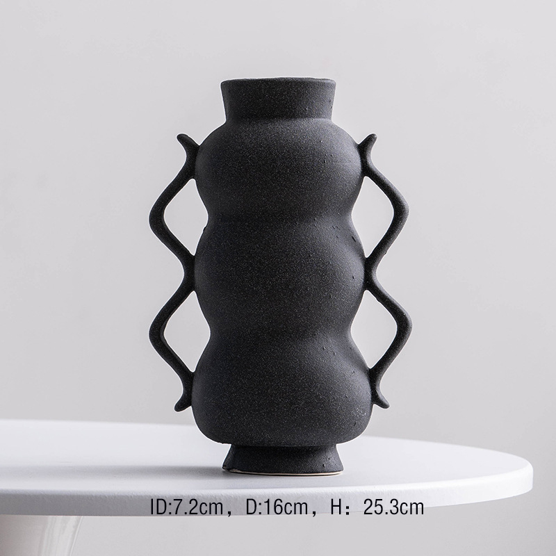Vaso de cerâmica decoração de decoração caseira vaso de porcelana