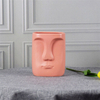 O sumário da decoração home enfrenta vasos decorativos vaso cerâmico da cara