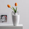Design criativo decoração doméstica Titular de flores cerâmica Vaso de cerâmica de porcelana