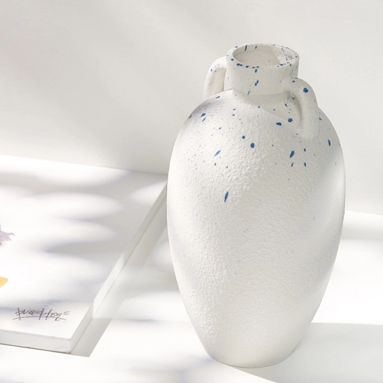 Vaso de cerâmica de decoração de desktop de estilo moderno