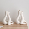 Sotaque decorativo elegante para mesas e prateleiras vaso de mesa de cerâmica artesanal