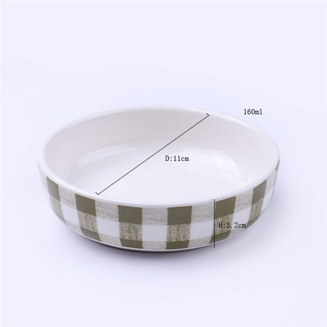 Tigela de cerâmica para animais de estimação Tigela de cerâmica para cães Tigela para gatos