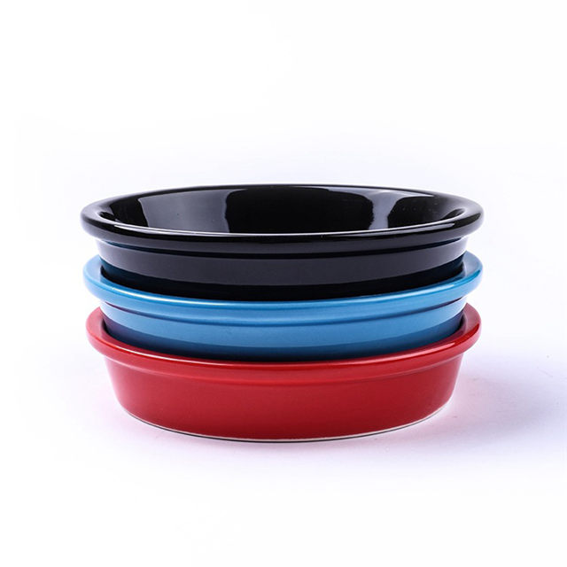 A parte inferior da tigela de impressão White FishThe Bone Cerâmica para cães Pet Food Bowl Tigela de água Tigela de cerâmica para gatos Tigela única