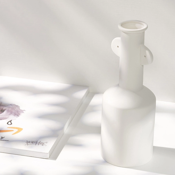 Vaso de cerâmica de decoração de desktop de estilo moderno