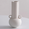 Vaso de cerâmica minimalista moderna - vaso de flor de estilo escandinavo para sala de estar