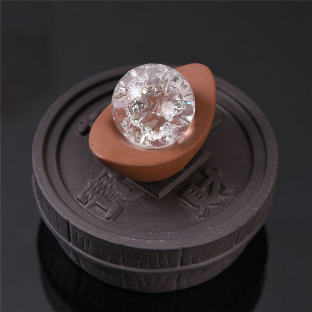 Tampa acrílica LED luzes coloridas Cachoeira Backflow Incenso smog Queimador de incenso de cerâmica