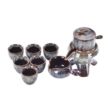 Empresas de produção de venda direta Criativo Rotary Ceramic Tea Set Automatic Brew Tea