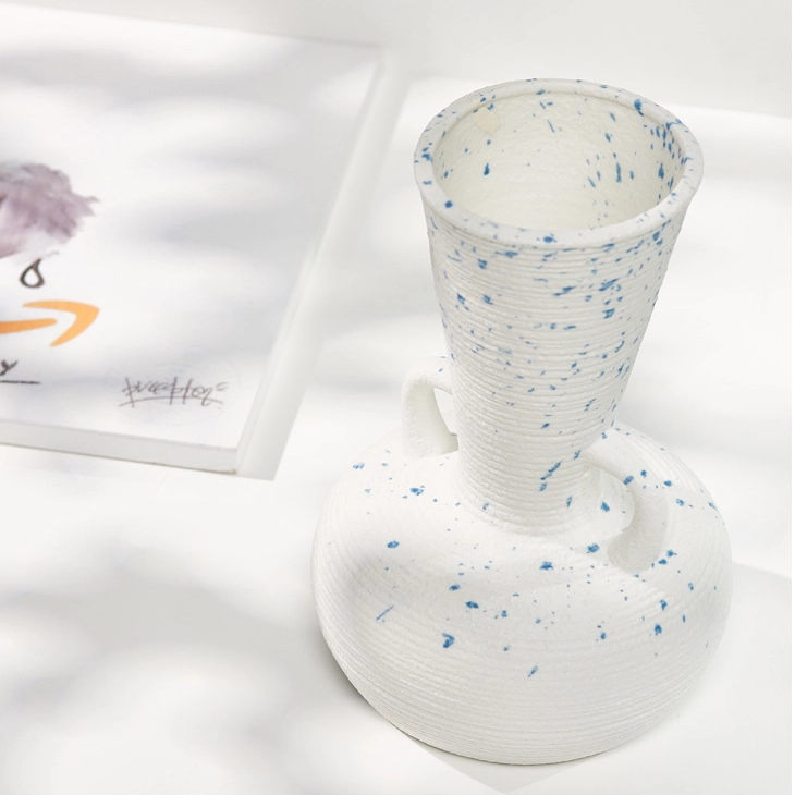 Vaso de cerâmica de decoração de desktop de estilo moderno