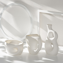 Vaso de porcelana de ornamentos de mesa