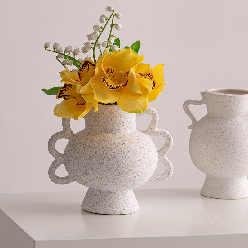 Vaso cerâmico decorativo de mesa
