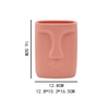 O sumário da decoração home enfrenta vasos decorativos vaso cerâmico da cara