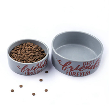 Tigela de gato cerâmica de alimentador de animais de cerâmica