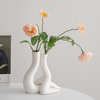 Sotaque decorativo elegante para mesas e prateleiras vaso de mesa de cerâmica artesanal