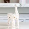 Vaso de flores de girafa em cerâmica