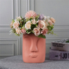 O sumário da decoração home enfrenta vasos decorativos vaso cerâmico da cara