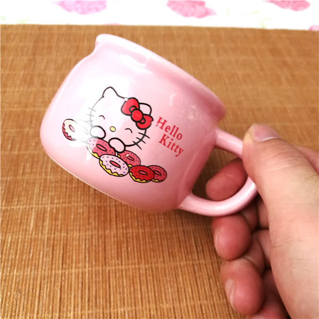 Taça de cerâmica branca logotipo do gato Sobremesa Taças de sorvete de cerâmica Taça de sorvete de cerâmica