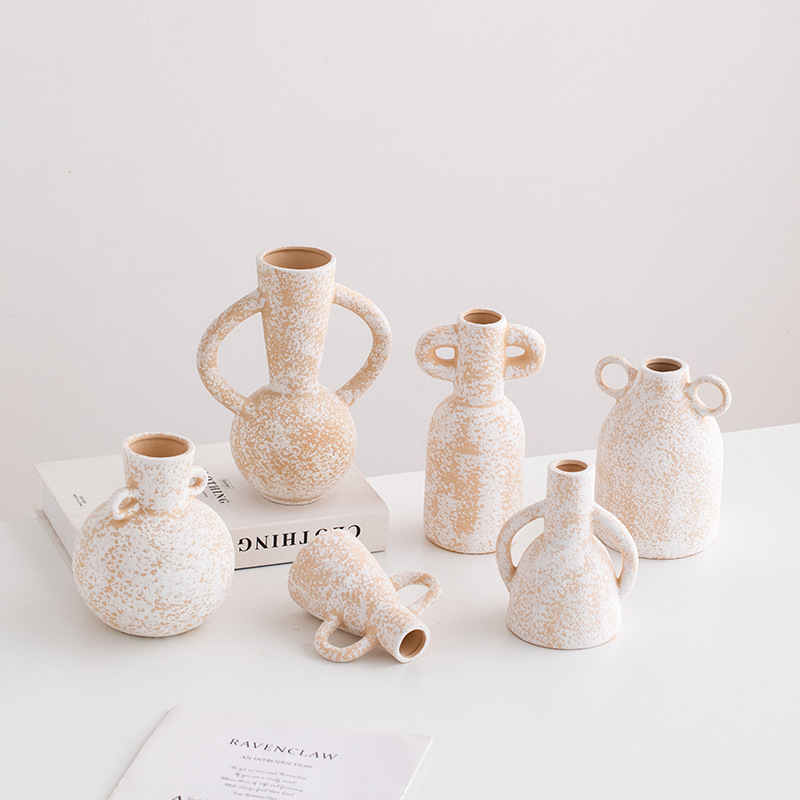 Vaso de porcelana vaso de desktop vaso de cerâmica