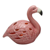 Flamingo rosa cerâmica LED lâmpada decoração