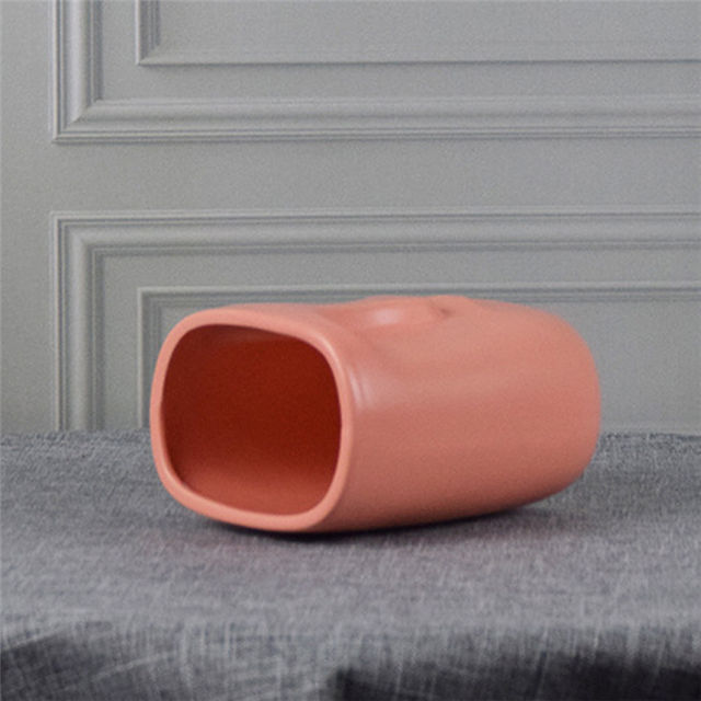 O sumário da decoração home enfrenta vasos decorativos vaso cerâmico da cara