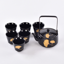 Conjunto de chá preto de cerâmica de venda direta para empresas de produção