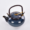 Conjunto de chá azul de cerâmica de venda direta para empresas de produção