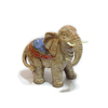 Elefante de cerâmica ornamento animal Elefante colorido puxa bebê elefante