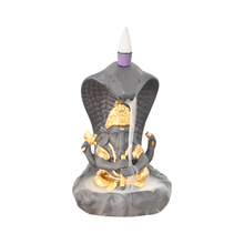 Cone Waterfall Incense Ganesha Design Cerâmica Backflow Incense Burner